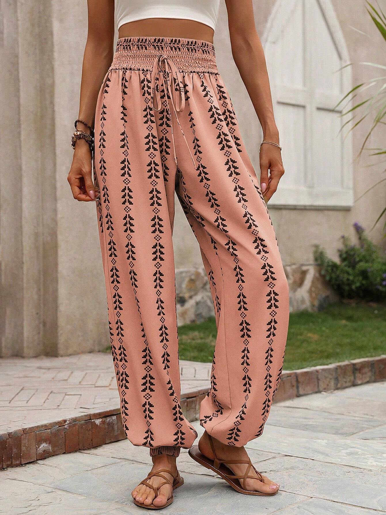 Pantalones anchos de estilo bohemio de Isabella Sol