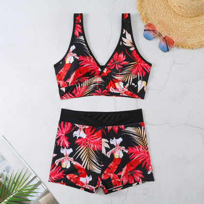 Bikini bóxer estampado vibrante de Isabella Sol