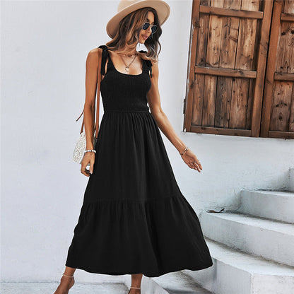 Elegante vestido de verano de corte A de Isabella Sol