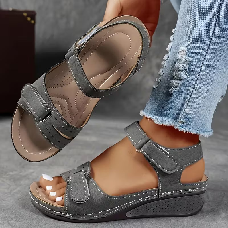 Sandalias de cuña cómodas Isabella Sol Perfect-Fit Strap