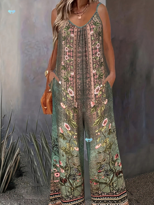 Mono estampado floral bohemio de Isabella Sol