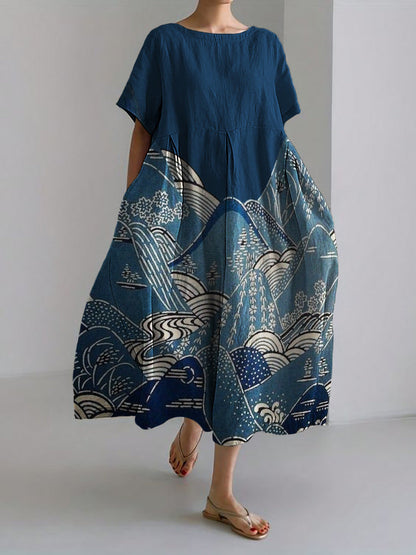 Vestido midi de verano con estampado floral de Isabella Sol