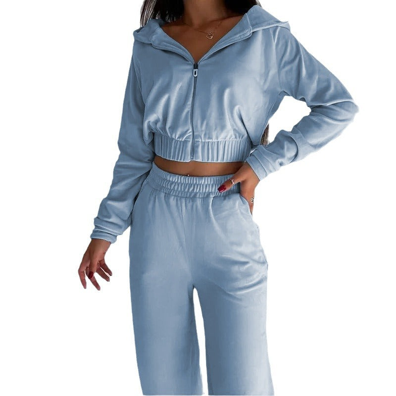 Elegante conjunto de dos piezas tipo sudadera de Isabella Sol