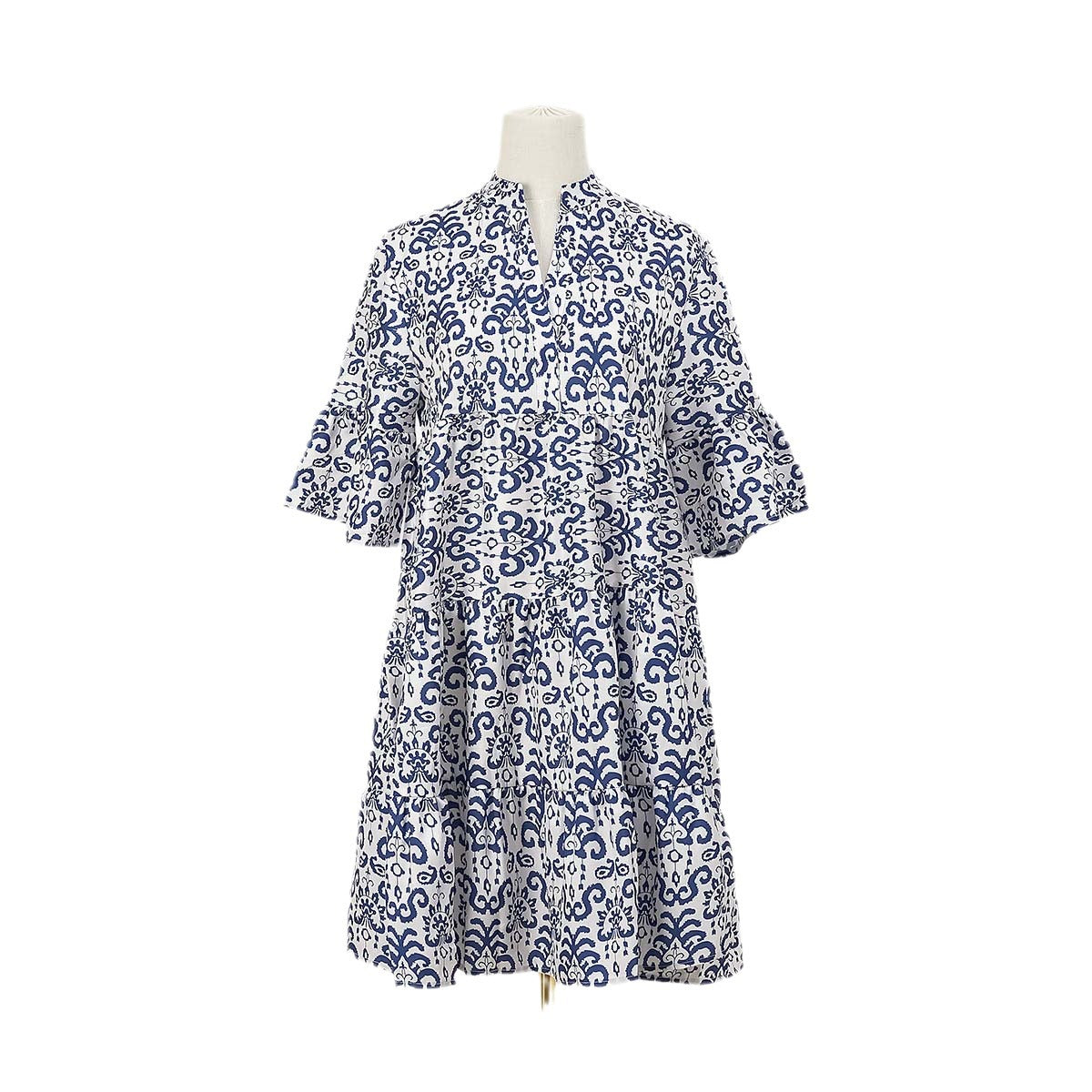 Vestido de verano estilo bohemio con escote en V de Isabella Sol.