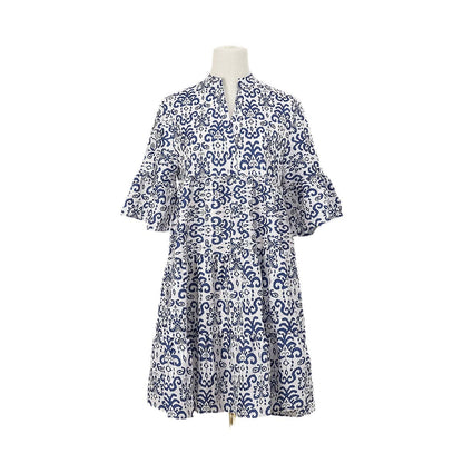 Vestido de verano estilo bohemio con escote en V de Isabella Sol.