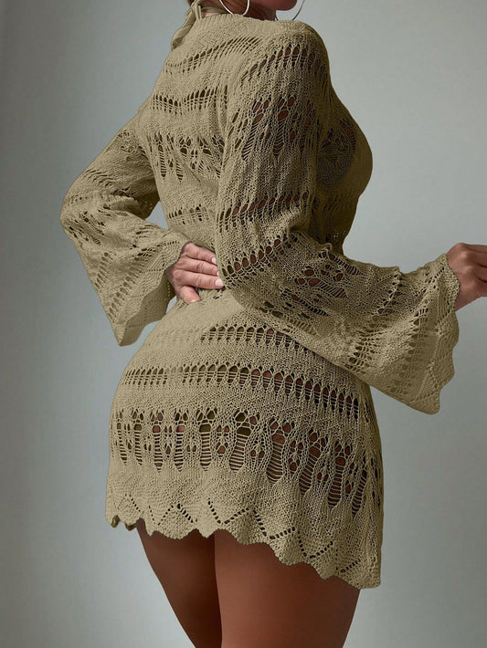 Elegante pareo de bikini de ganchillo de Isabella Sol